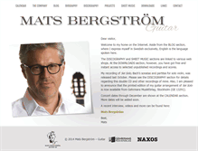Tablet Screenshot of matsbergstrom.com